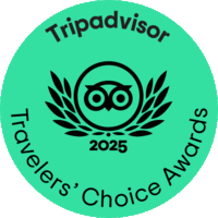 Vector illustration of Trip Advisor Traveller's Choice Award 2025 used at Hotel X Toronto