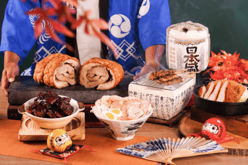 Gif featuring various buffet set up served in Lighthouse Café at The Fullerton Ocean Park Hotel Hong Kong