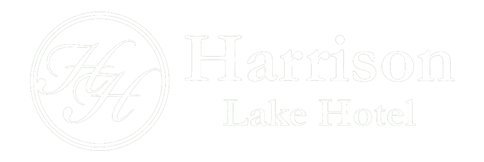 logo for harrison lake hotel