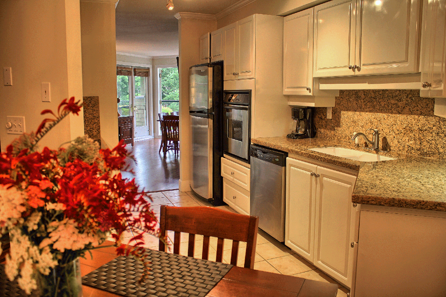 kitchen with modern appliances