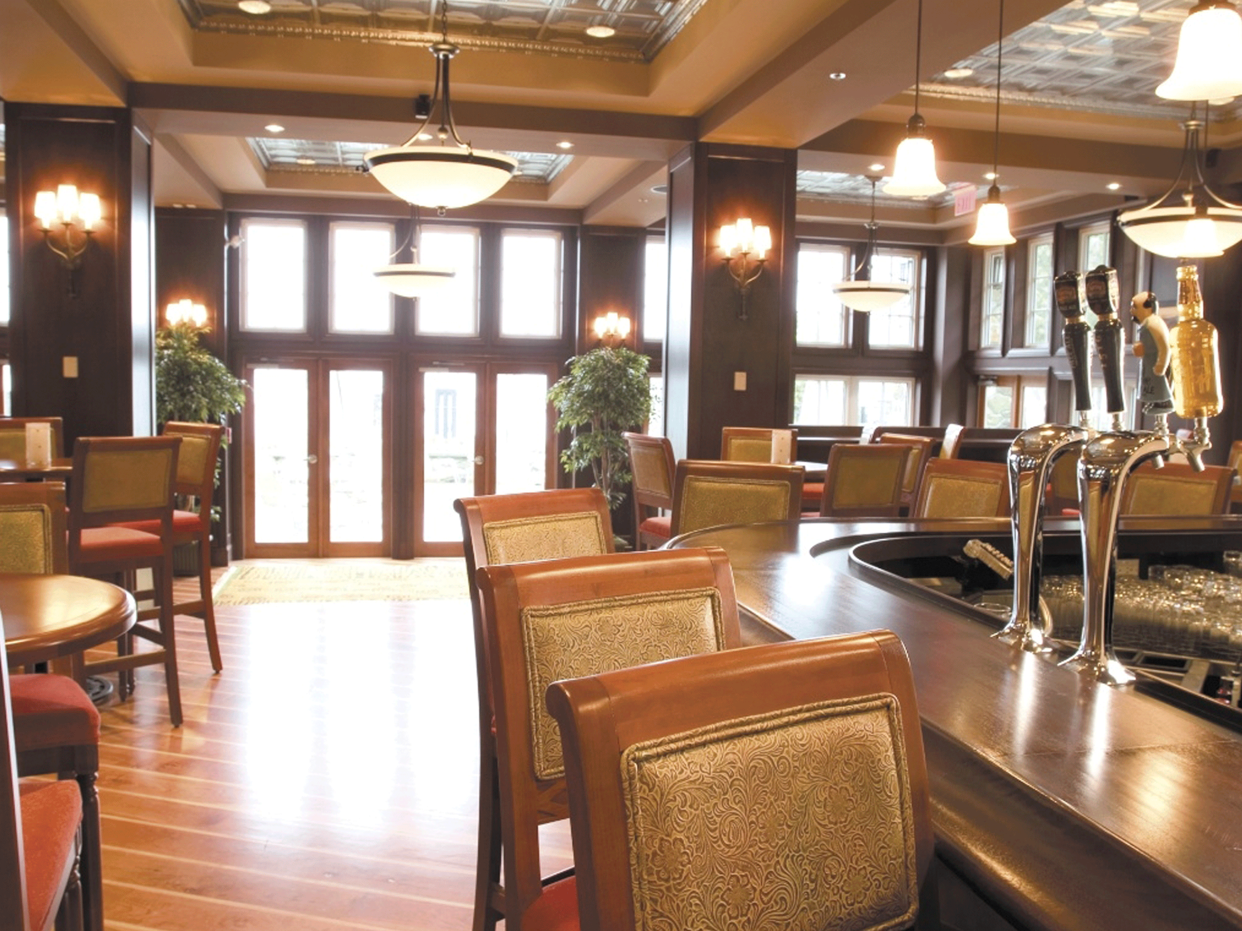 bar area