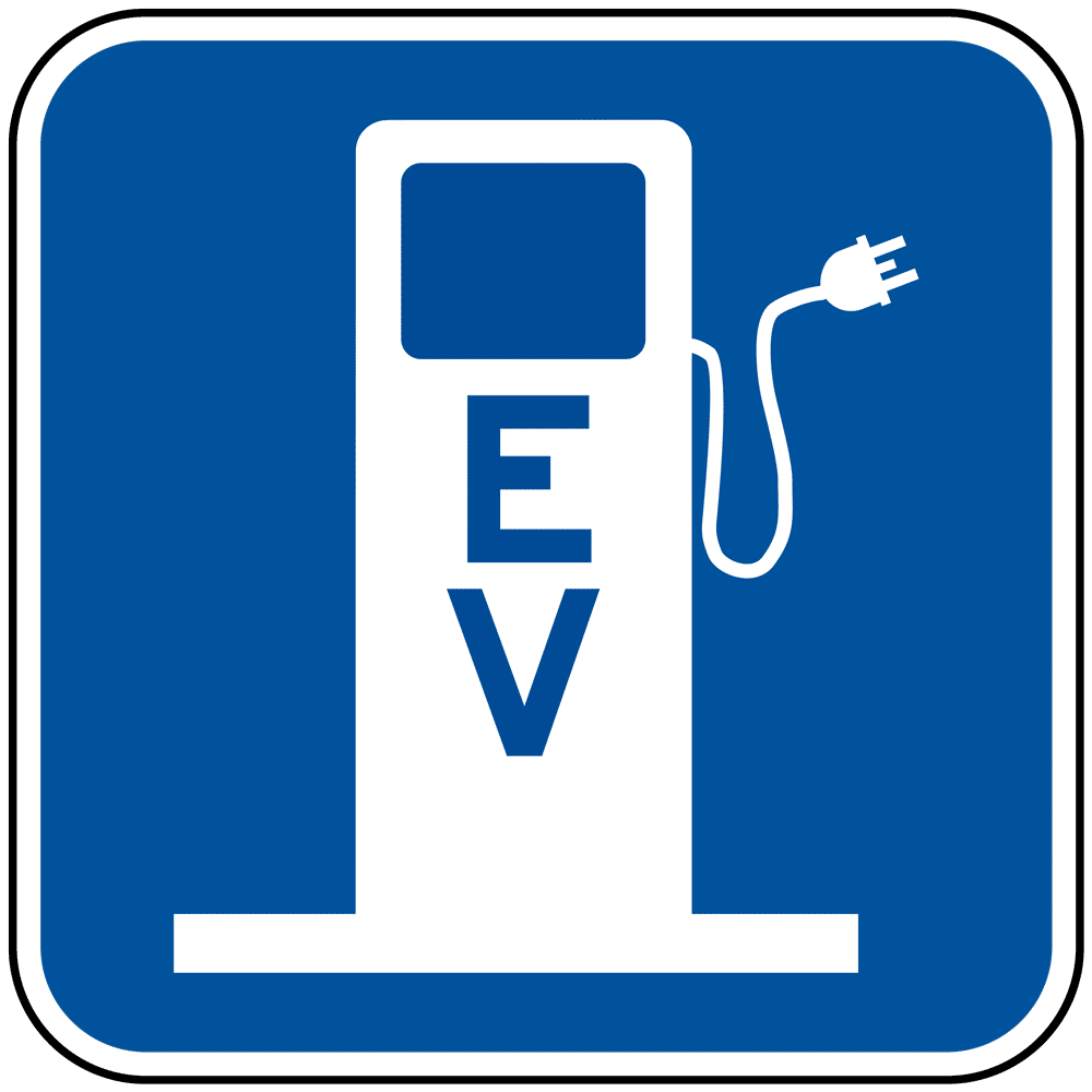 Vector Illustration of Electric Car Charging Stations used at Simsbury 1820 House