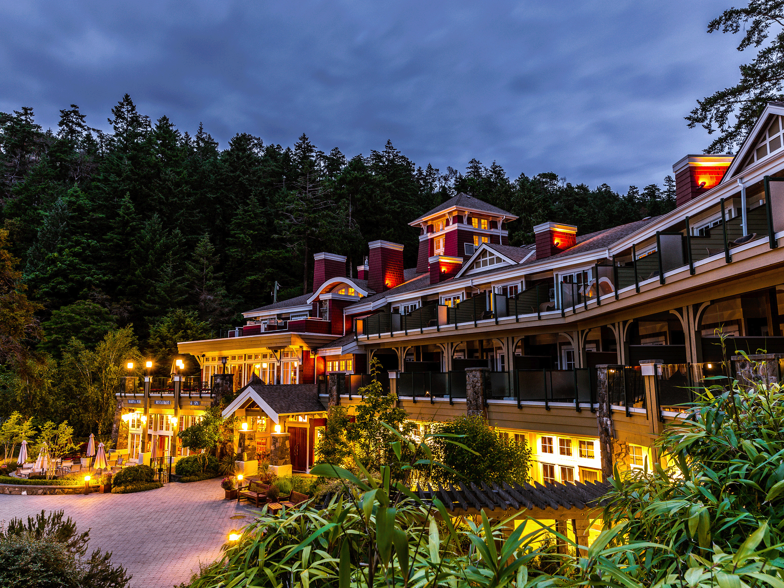 hotel in the woods