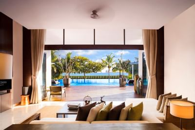 Living Space of Empress Beach Villa at The Danna Langkawi