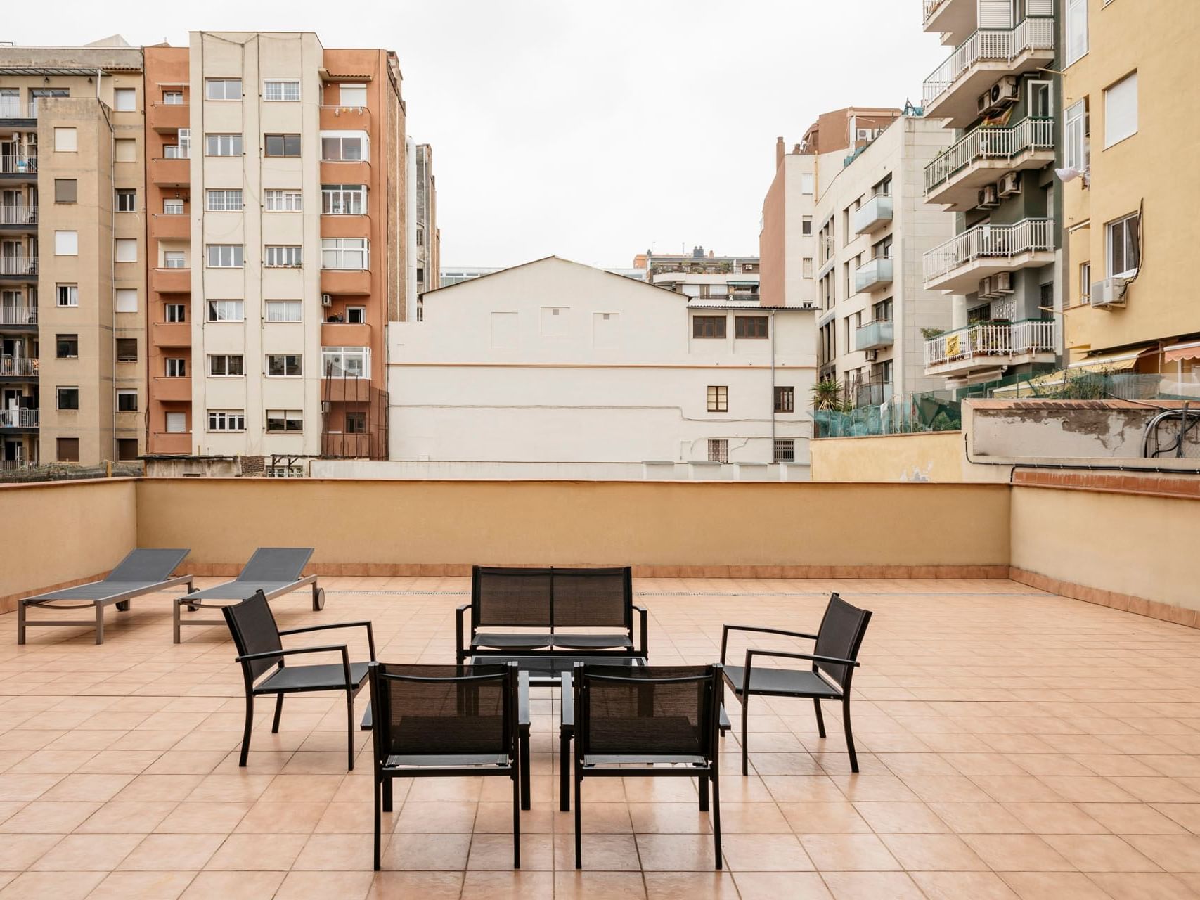 Rooftop of Terrace Deluxe at Barcelona Apartments