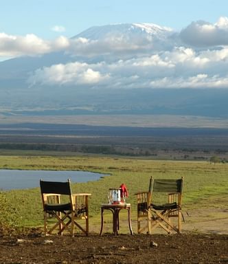 A Sundowner experience at Amboseli Serena Safari Lodge