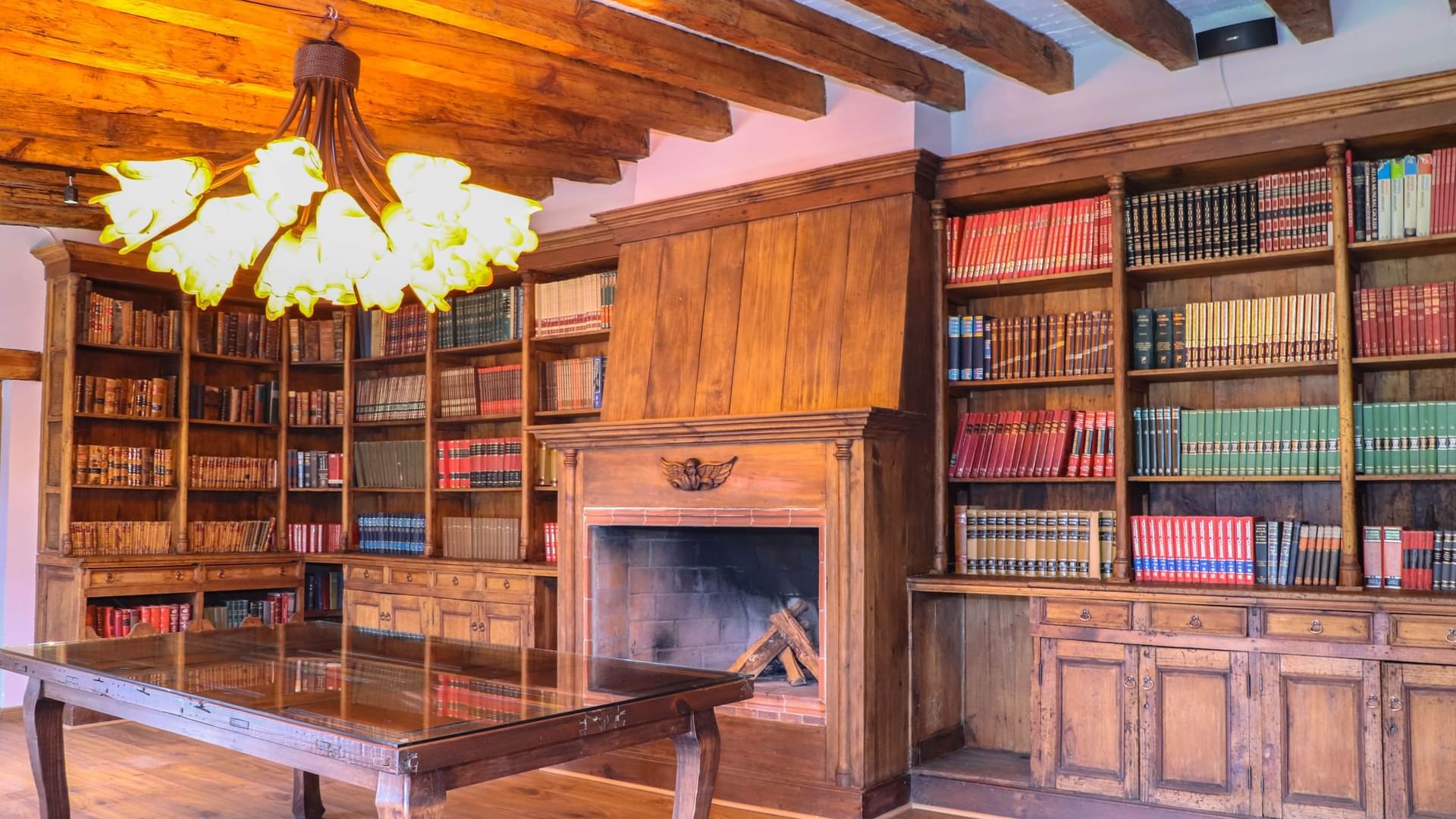 Bookshelves in a Meeting Room at Gamma Morelia Vista Bella