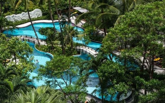 Outdoor swimming pool at Chatrium Hotels & Residences