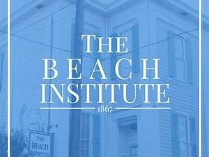 The beach institute poster at River Street Inn