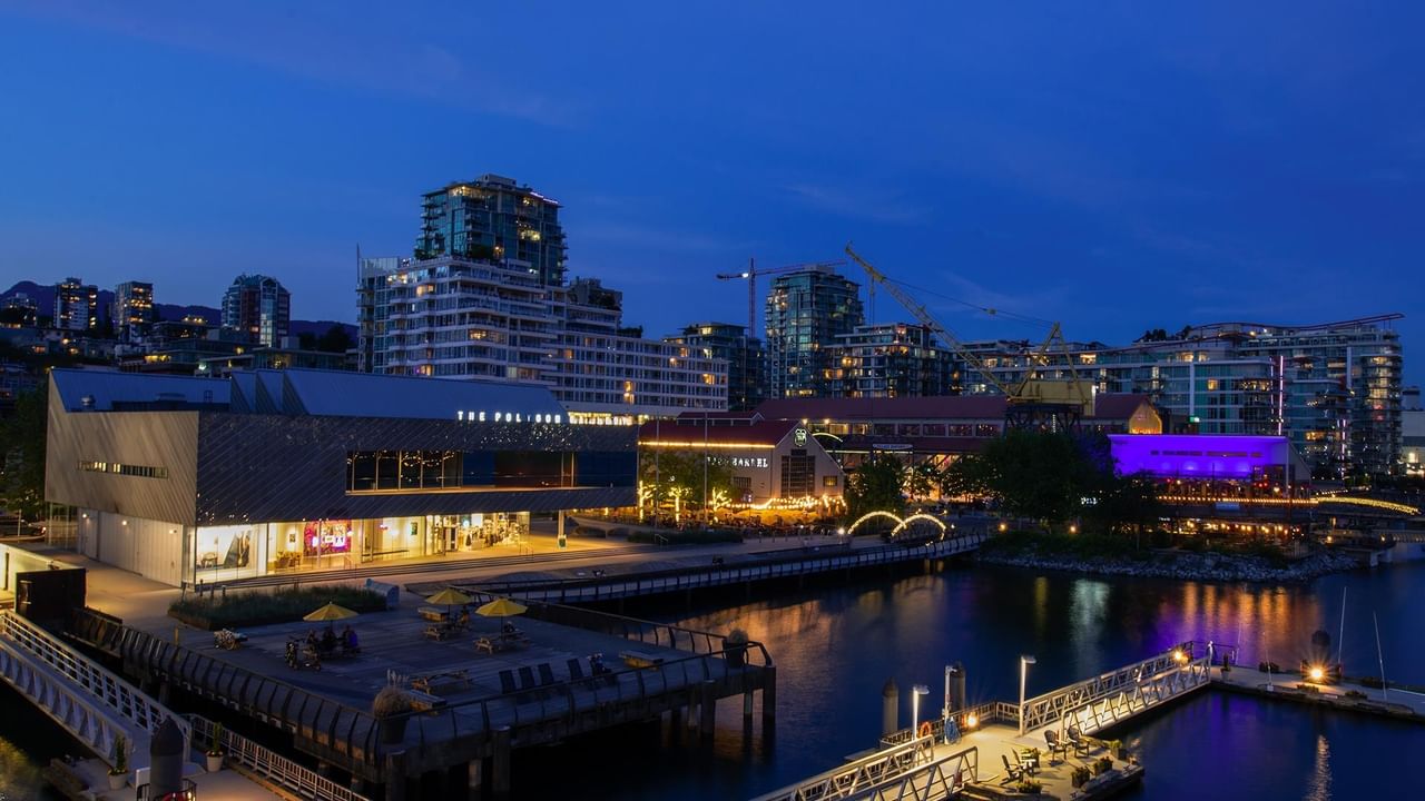 Shipyards Market at Night
