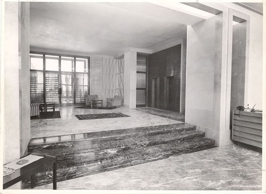 Ingresso Hotel Manin 1950