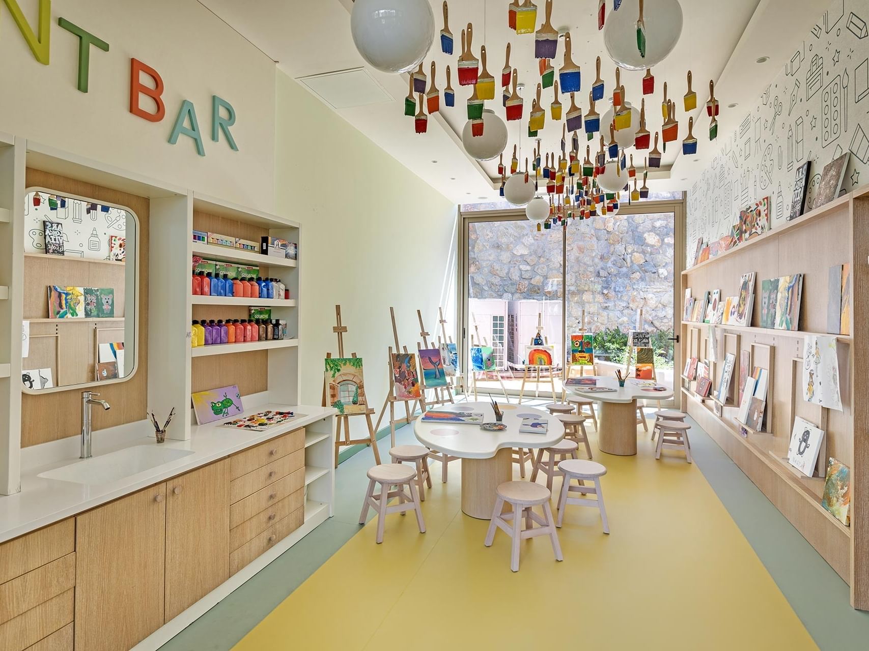 A creative and playful art space for children at Titanic Luxury Collection Bodrum.
