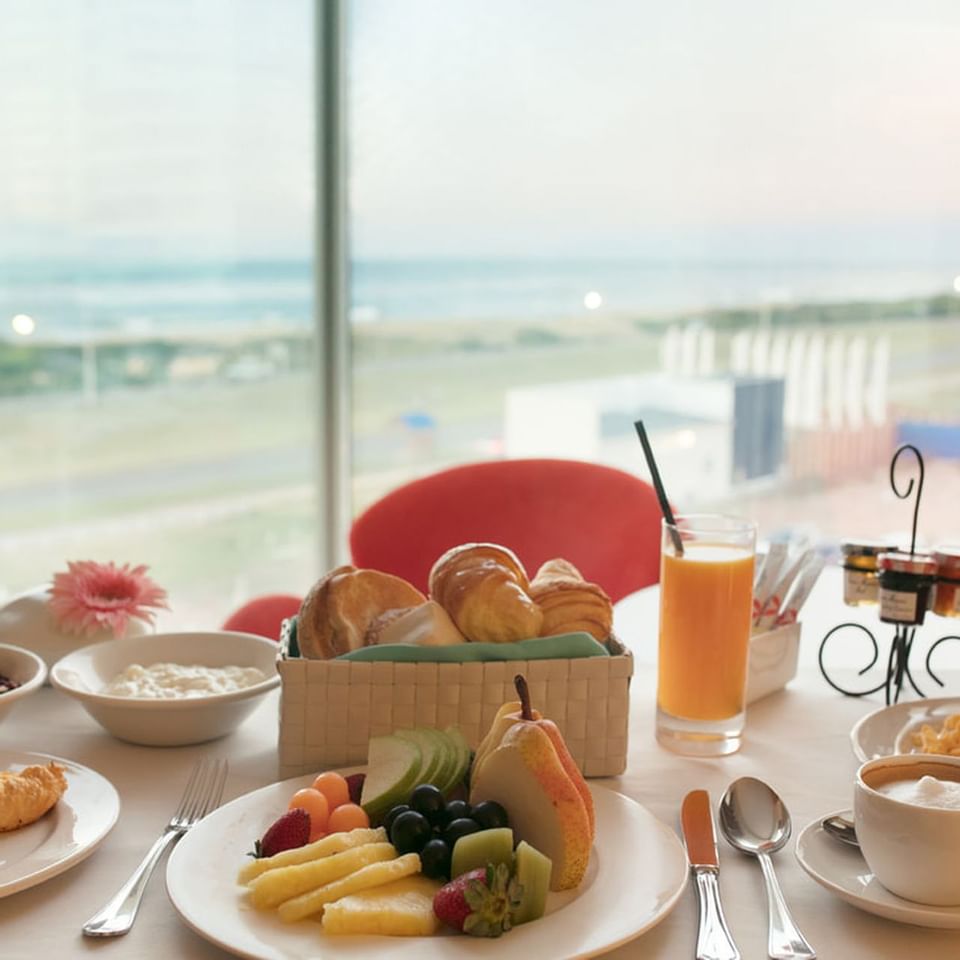 Breakfast served in a Hotel Room at Grand Hotel Punta del Este