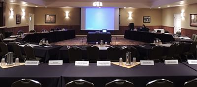 Meeting room with projector