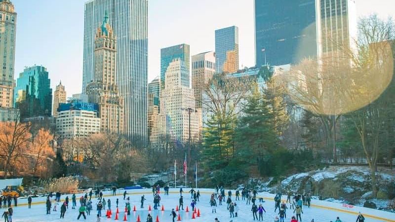 Ice Skating in Central Park NYC