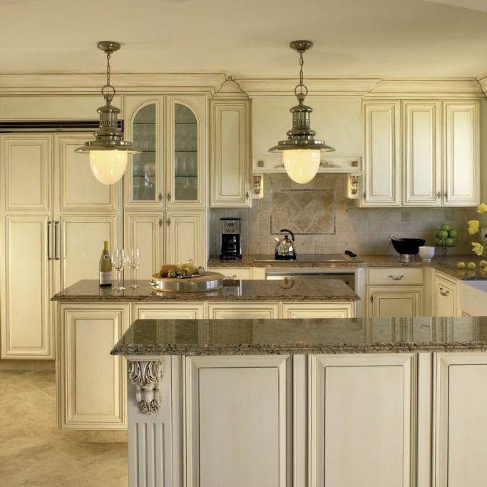 View of the Kitchen at the villas in The Somerset On Grace Bay