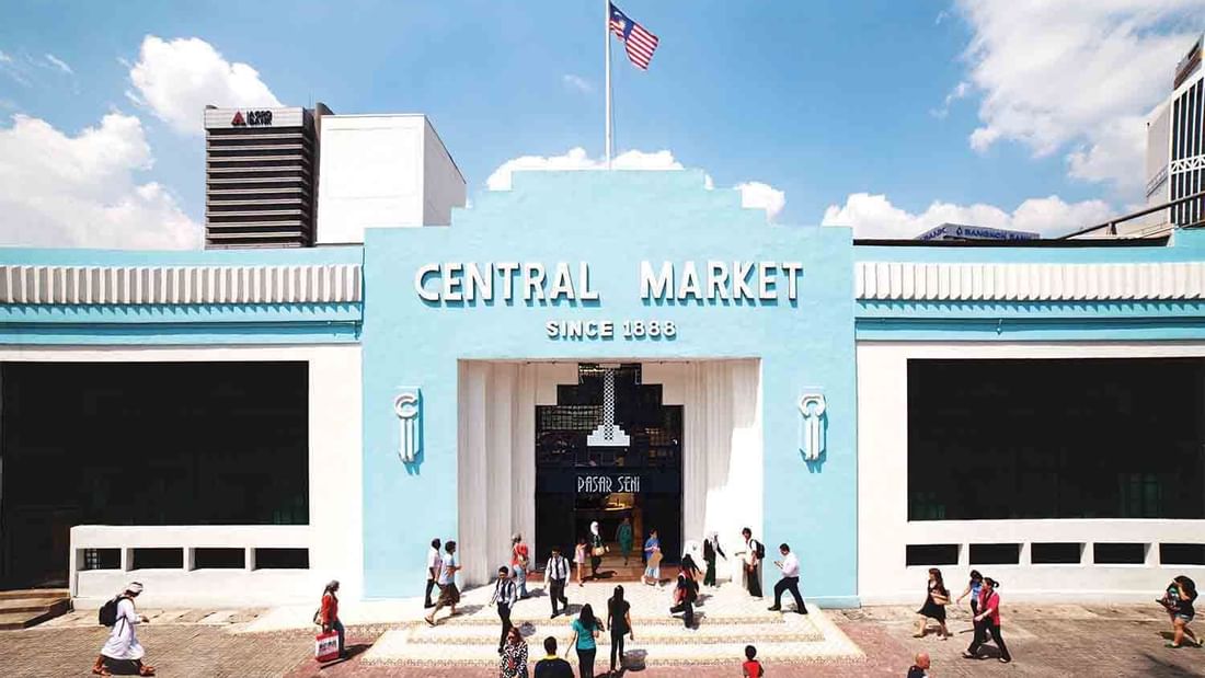 Exterior view of Central Market near Sunway Putra Hotel