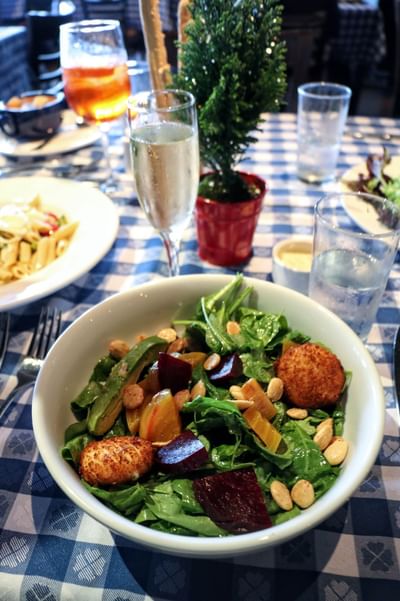 Seasonal salad at Perrys