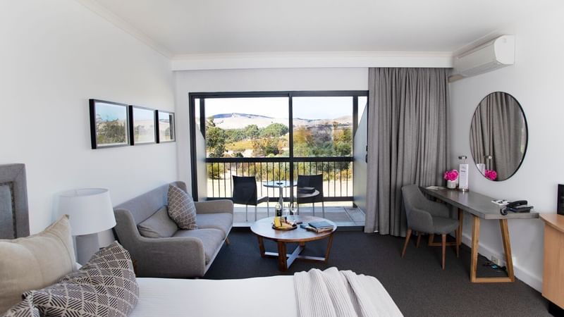 Interior of Comfy bedroom at Novotel Barossa Valley