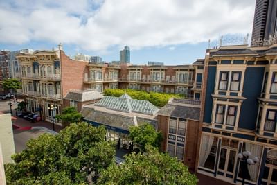 Aerial view of Horton Grand Hotel