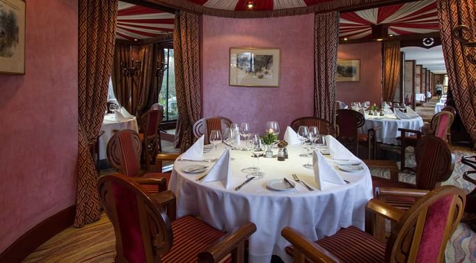 Captain's Table at Mandhari Fine Dining Restaurant in Nairobi Serena Hotel
