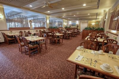 Dining area view of restaurant at Bear Lodge 