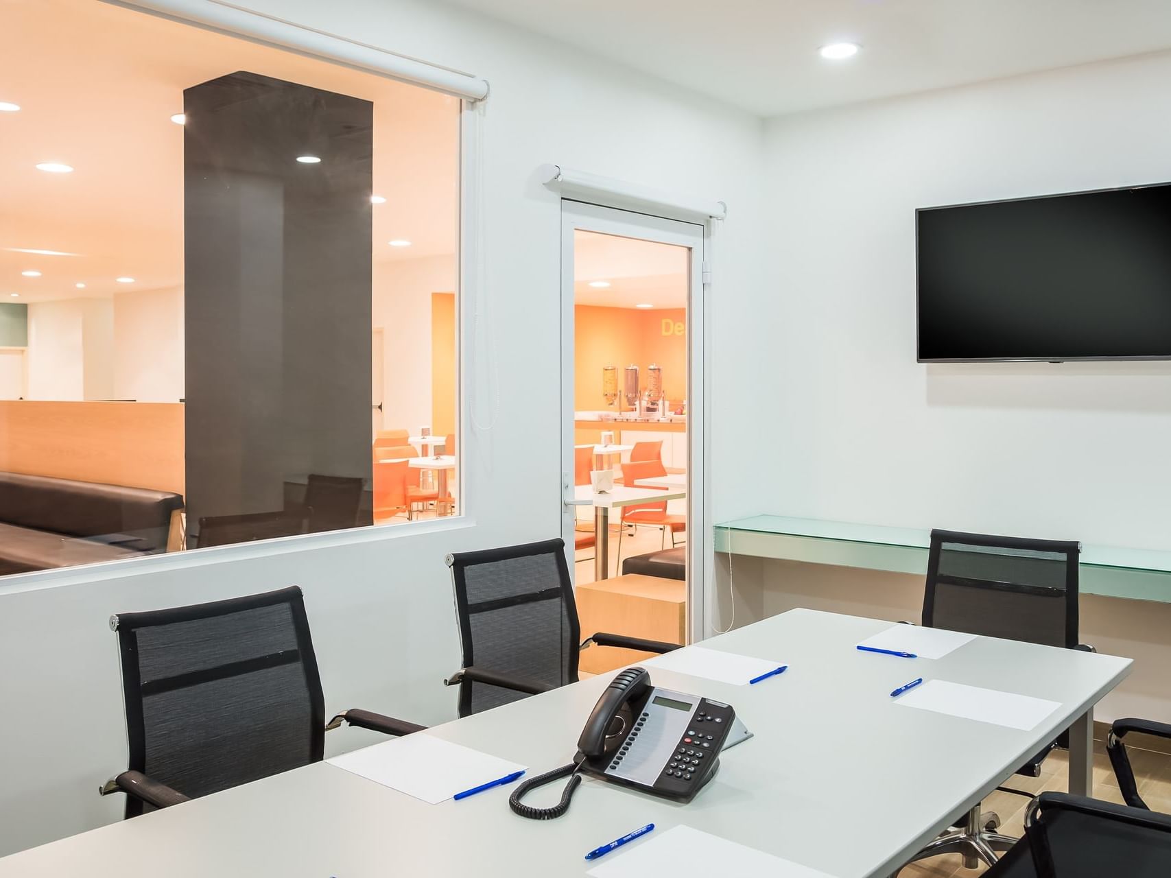 A Conference table in a Meeting Room at One Hotels