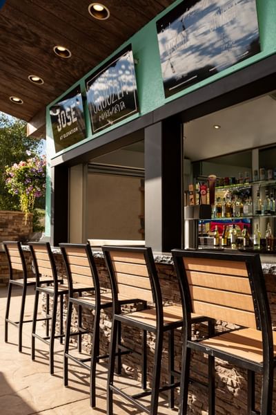 Enjoy our bar with comfortable accommodations, everyone is welcome!
