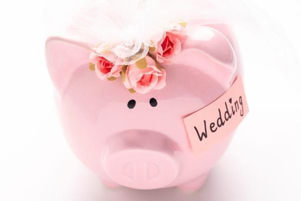 Piggy bank for wedding savings