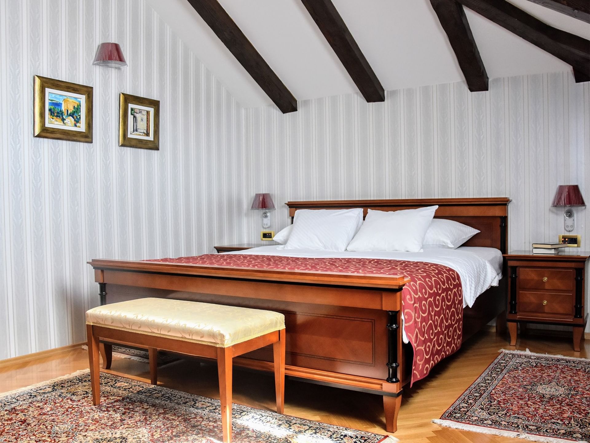 Superior Double Room with one bed at Hotel Kazbek