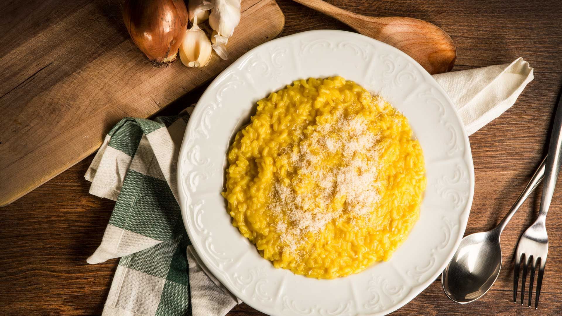 The Finest Saffron Risotto at Four Gourmet Eateries in Milan