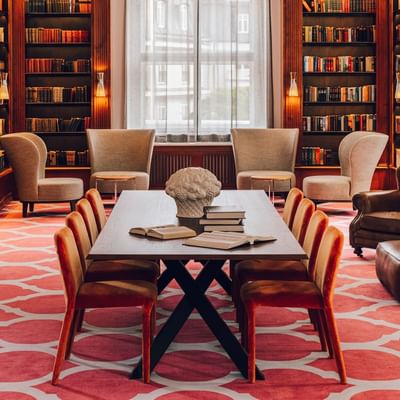 Library Bar with chairs & study table, Falkensteiner Hotels