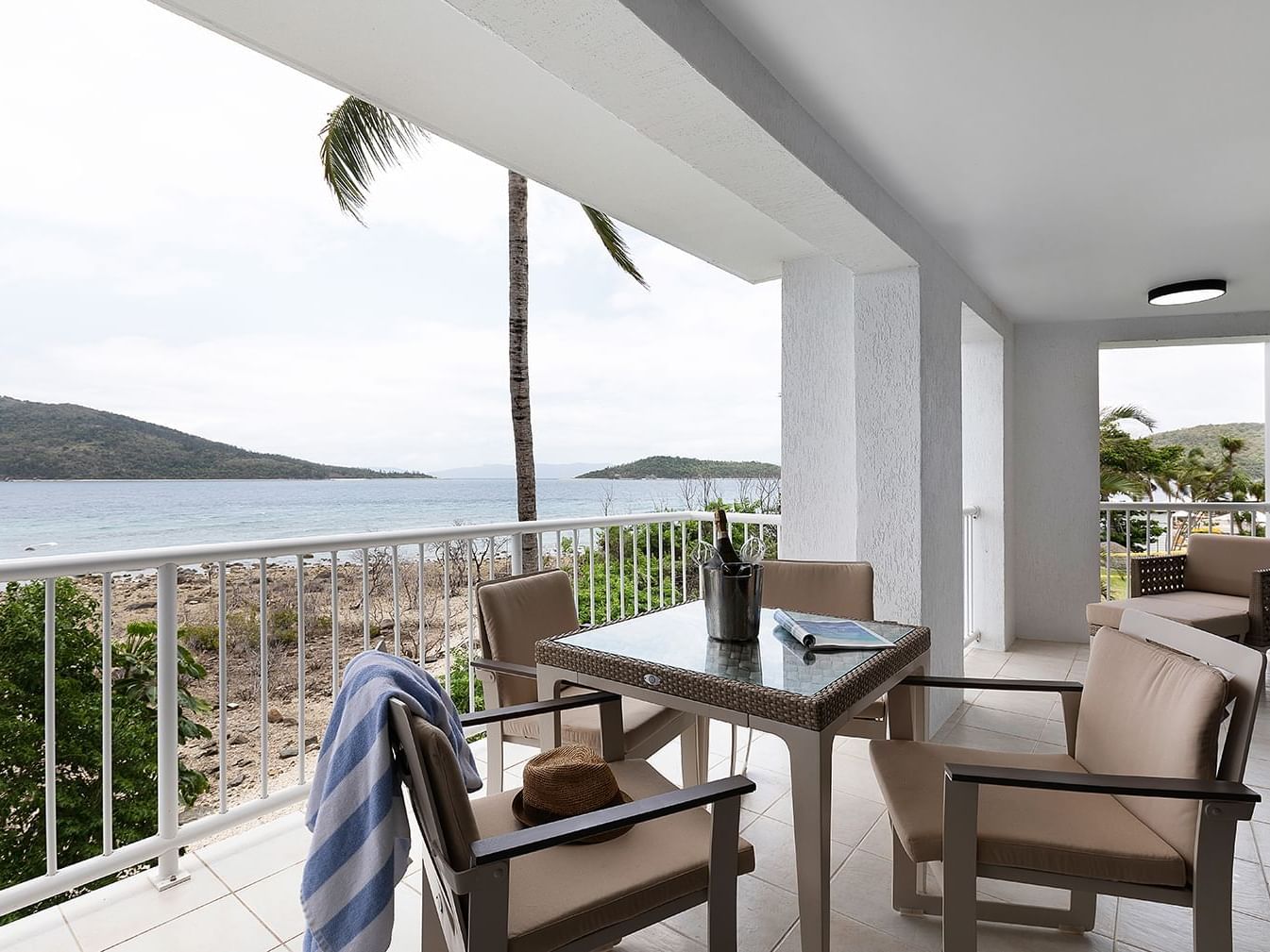 Terrace sitting area in Vista Suite at Daydream Island Resort