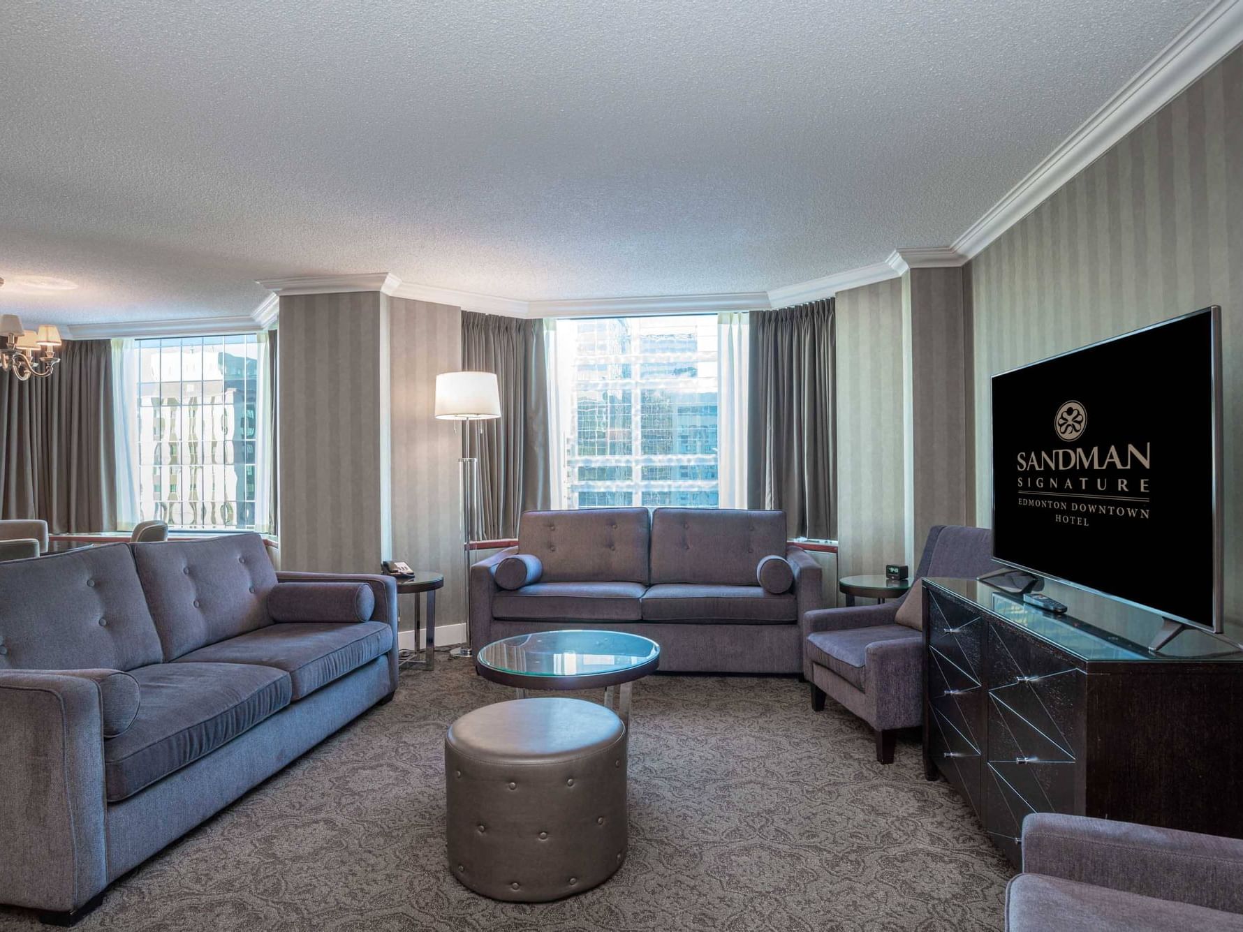 Signature Edmonton Downtown Living Room