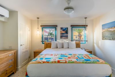 King bed in One Bedroom Suite at Amsterdam Manor Resort