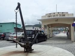 Entrance of the Ponte Cais de Coloane near Grand Coloane Resort