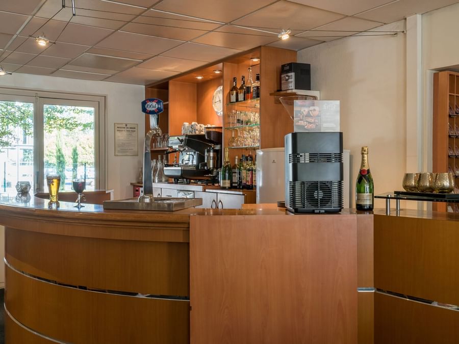 View of The Bar counter at Hotel Ambacia