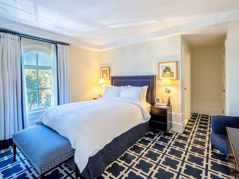A comfortable room at el PRADO in Palo Alto California