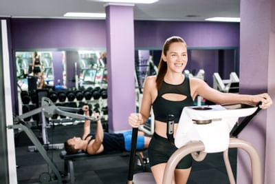 People working-out in the Gymnasium at Bougainvillea Resort