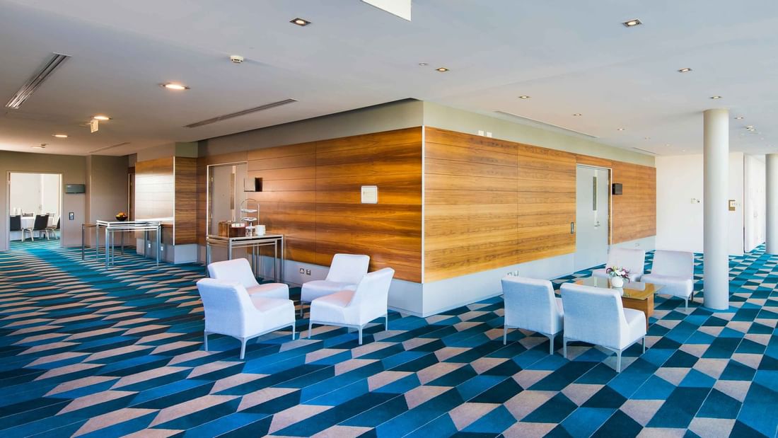 Pre Function Area arranged with cozy seating at Pullman Magenta Shores