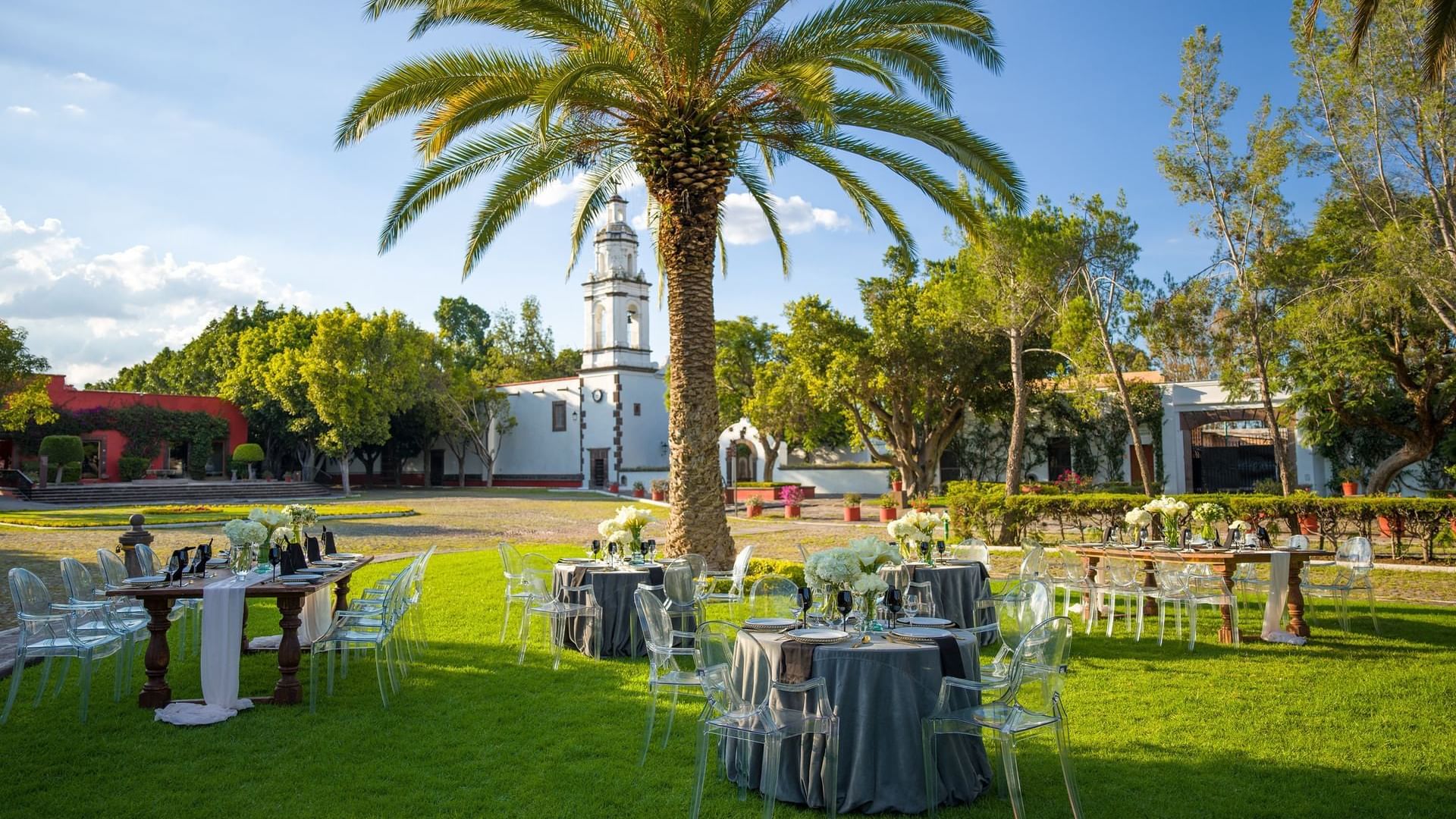 Outdoor wedding La Glorieta Venue at FA Hacienda Galindo