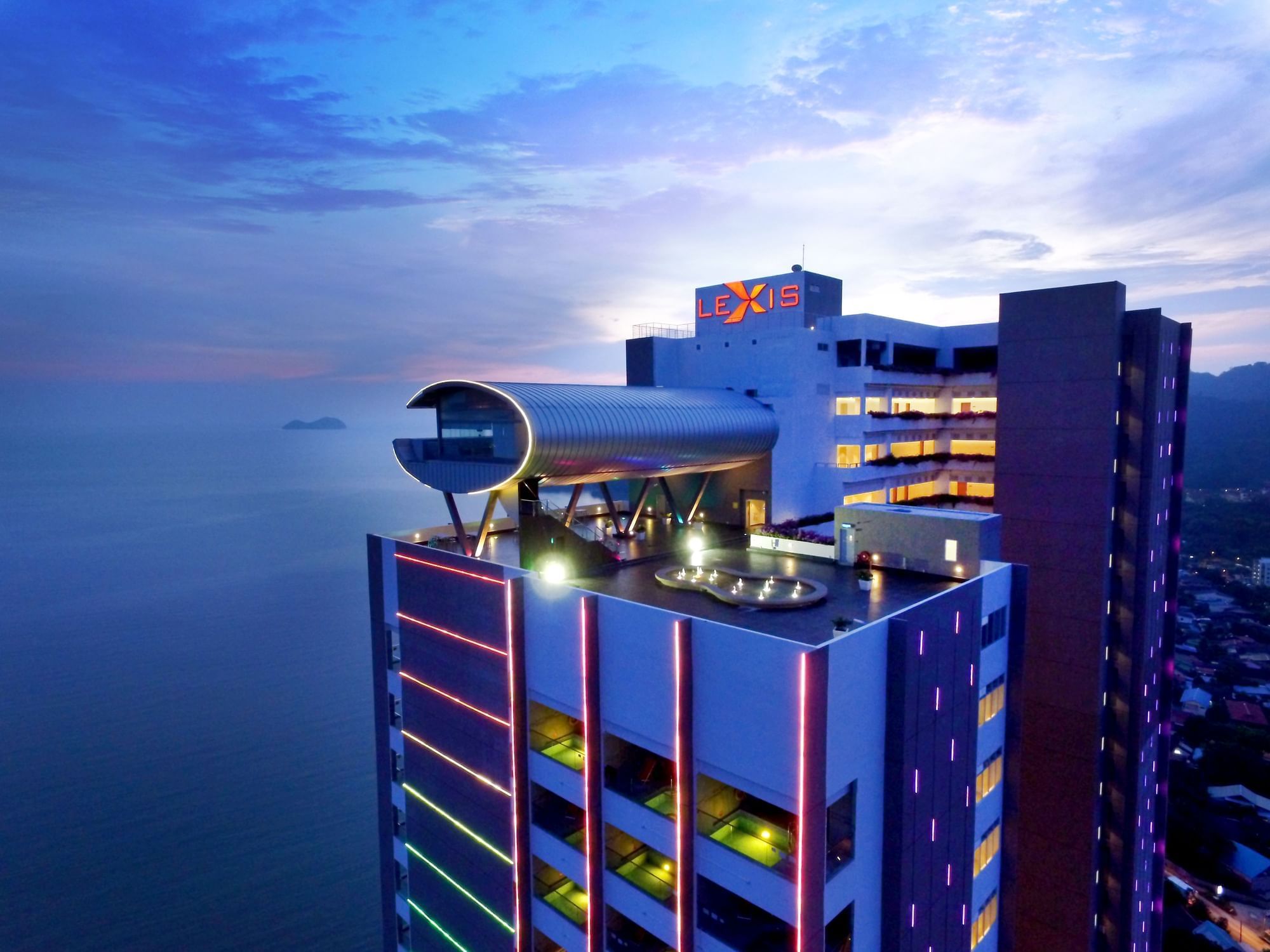 Satellite Bar View at Lexis Suites Penang