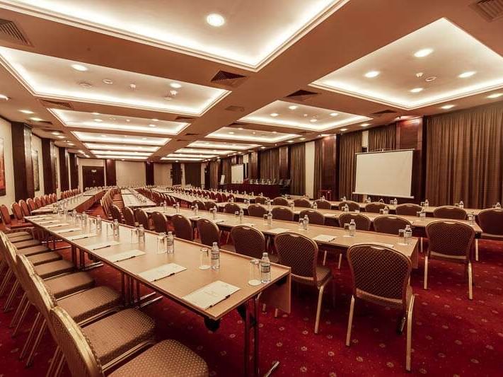 Interior of a Conference Hall at Kampala Serena Hotel