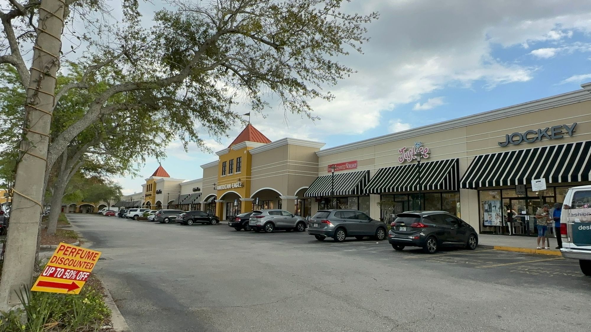 Street view of Lake Buena Vista Factory Stores near Lake Buena Vista Resort Village & Spa