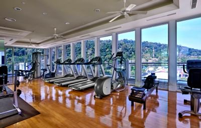 Danna Fitness center with a gorgeous view at The The Danna Langkawi