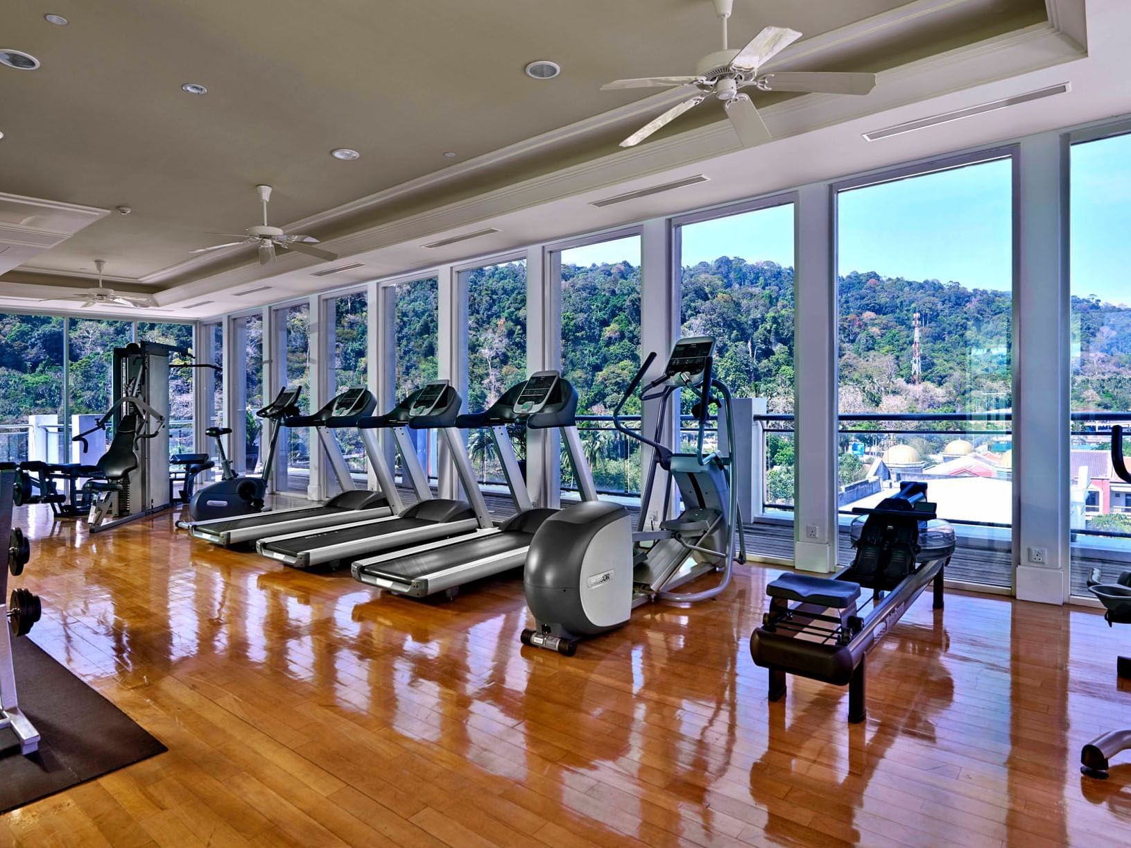 A view of Fitness Center at The Danna Langkawi Hotel