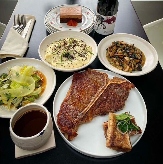 Dishes served in a restaurant at ReStays Ottawa