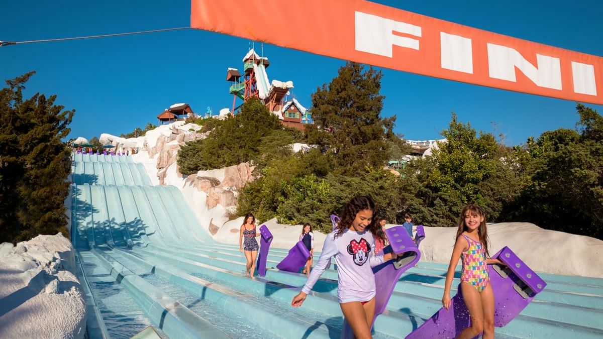 People playing in Disney's Blizzard Beach Water Park near Lake Buena Vista Resort Village & Spa