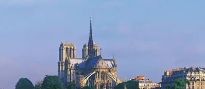 Landscape view of Notre Dame Cathedral near Hilton Paris Opera