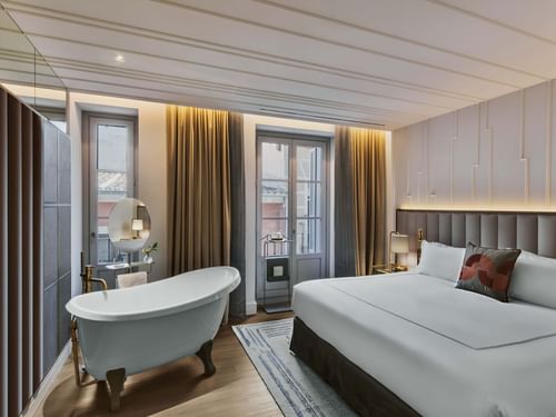 Accommodation at Gran Hotel Inglés in Madrid